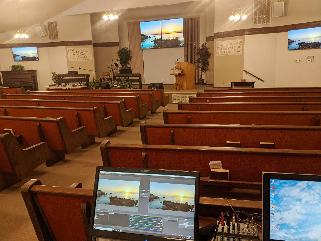 audiovisual consultation and installation for churches and houses of worship