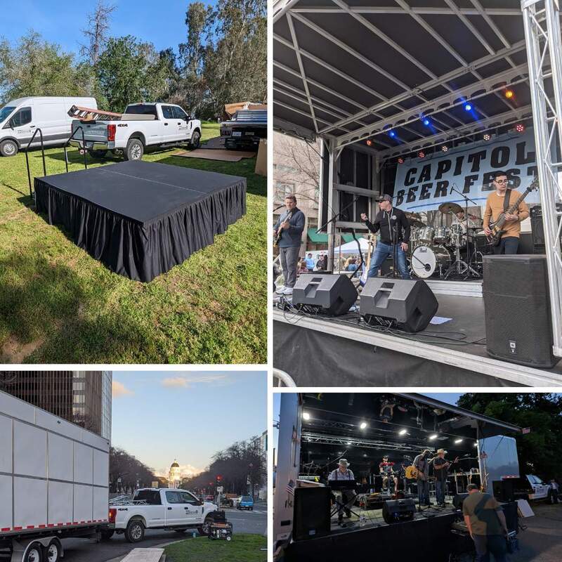 Mobile Stage and Portable Staging for Rent
