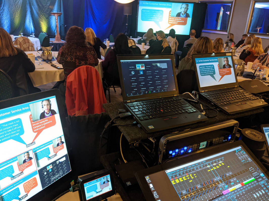 hybrid meetings and production streaming