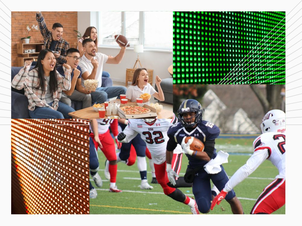 Rent a Video Wall for Super Bowl Party