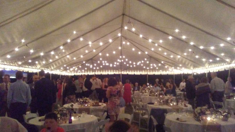 Wedding and Event Lighting for your tents and outdoor parties